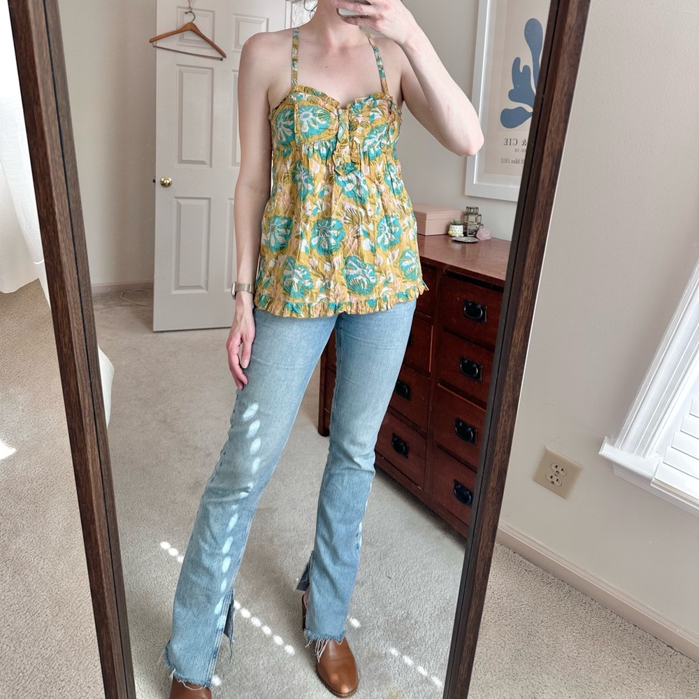 Floral Babydoll Feminine Cami - Size M
